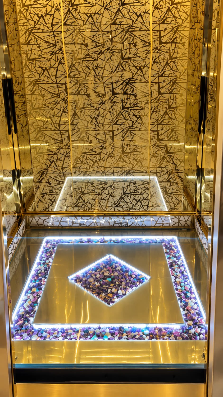 Luxury Designer Home Lift for Villas